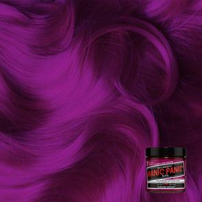 fuschia shock purple hair