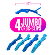 Colortrak Rubberized Croc Clips 12pk