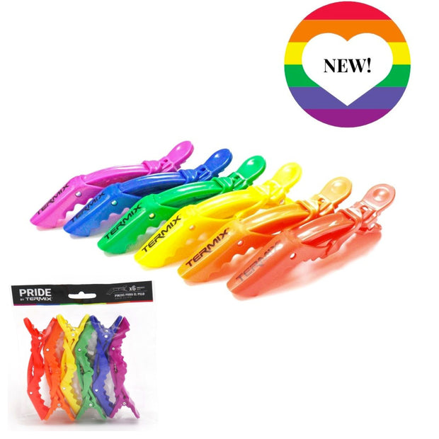 rainbow hair clips