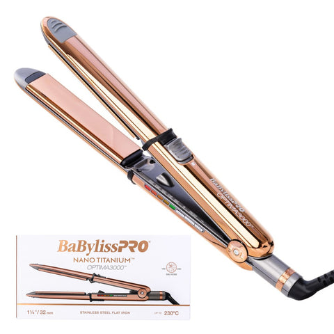 BaByliss Pro Nano Titanium Optima 3000 Hair Straightener 32mm