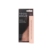 Packaging of 1000Hour Hair Colour Mascara in Dark Brown, showing the tube and the box with product information.