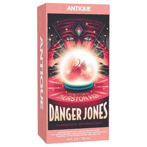 Box of Danger Jones product with colorful design and text on a white background
