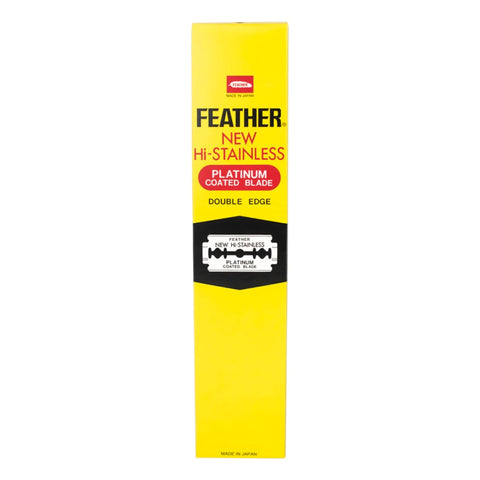 Feather Hi-Stainless Double Edge Blades Pillar Box (20*5pk)