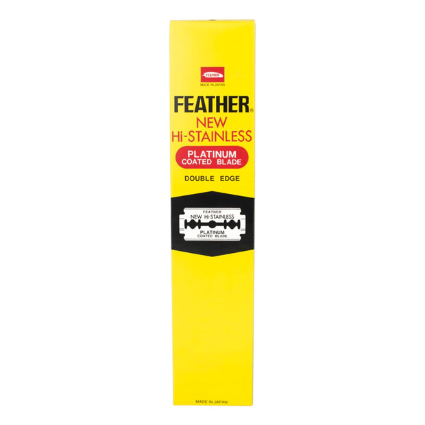 Feather Hi-Stainless Double Edge Blades Pillar Box (20*5pk)