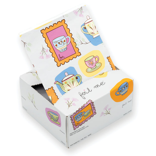 Foil Me The Tea Wide (Pre-Cut Foil- 500 Sheets - 15cm x 27cm)