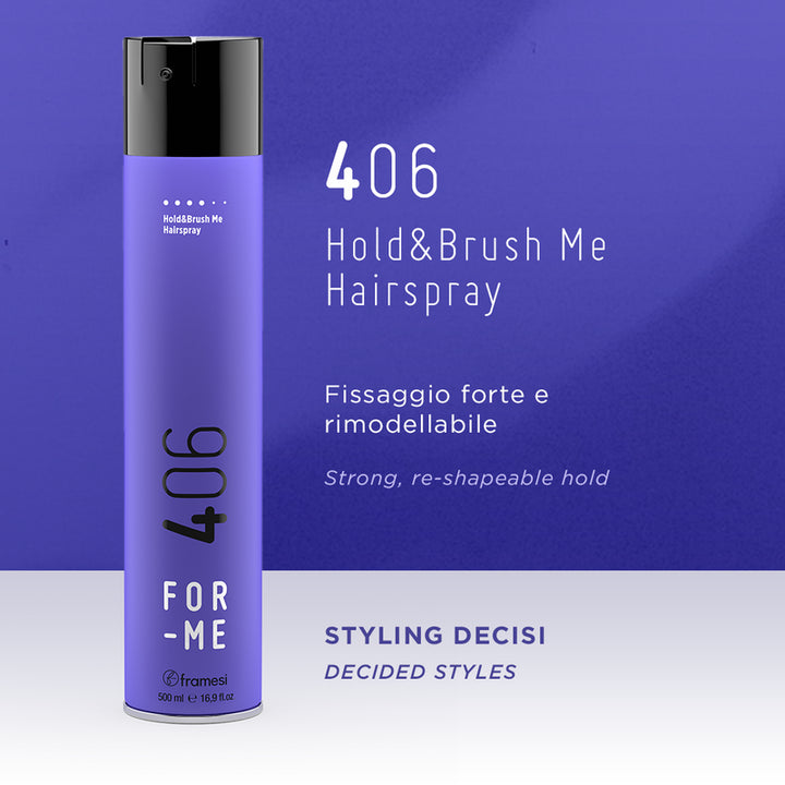 Framesi For-Me 406 Hold&Brush Me Hairspray 500ml