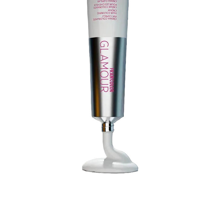 Glamour hair care product with a blurred background