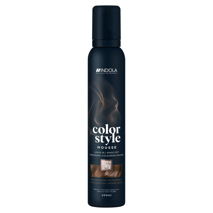 Indola Color Style Mousse Medium Brown 200ml