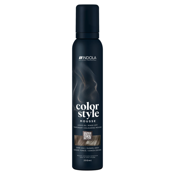 Indola Color Style Mousse Dark Ash 200ml
