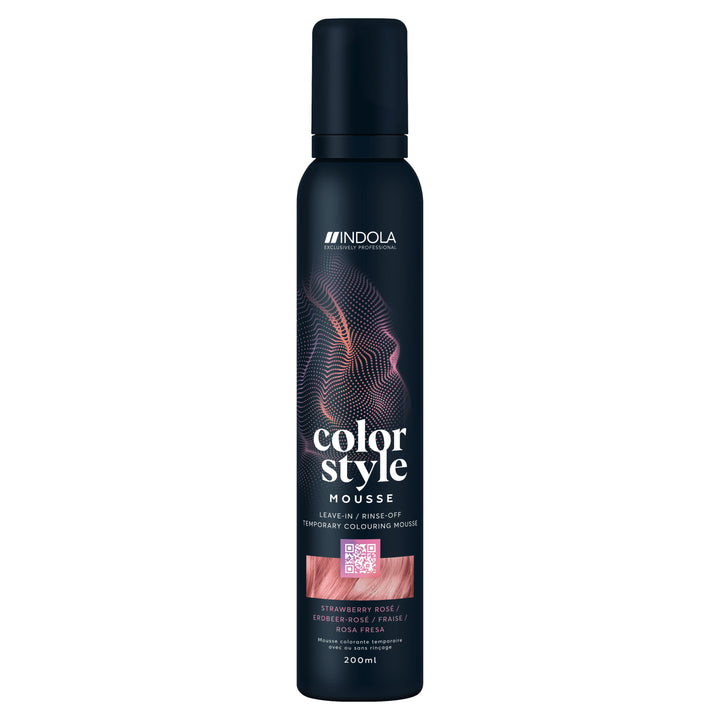 Indola Color Style Mousse Strawberry Rose 200ml
