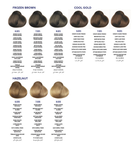 Framesi Framcolor 2001 Intense Color Chart