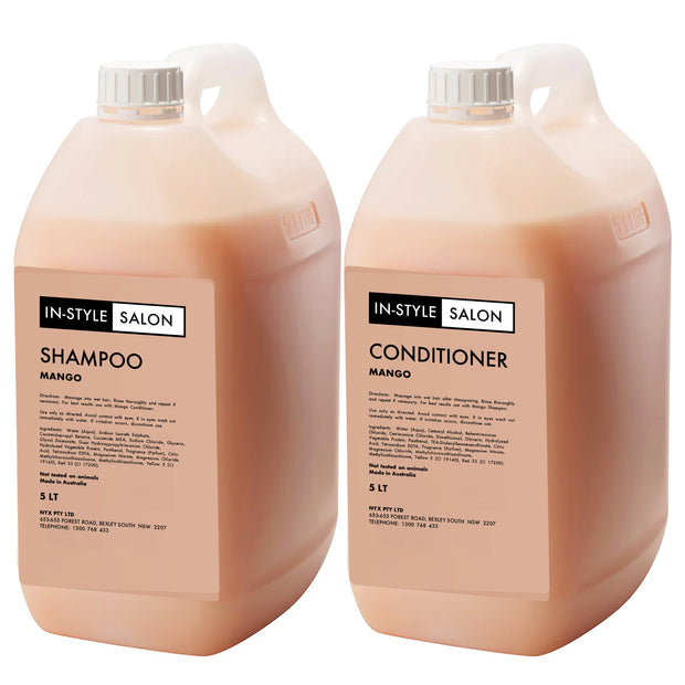 In-Style Mango Shampoo & Conditioner 5L Duo
