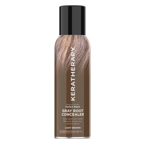 Keratherapy Gray Root Concealer - Light Brown 118ml
