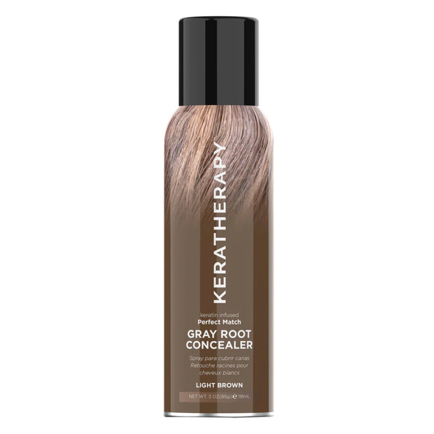 Keratherapy Gray Root Concealer - Light Brown 118ml