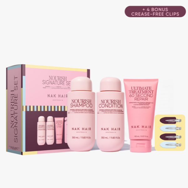 Nak Nourish Trio & Hair Clips Gift