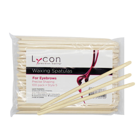 Lycon Eyebrow Spatulas Precise Shaping 100pk