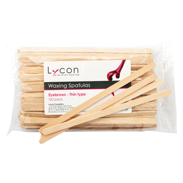 Lycon Eyebrow Spatulas Thin Type 100pk