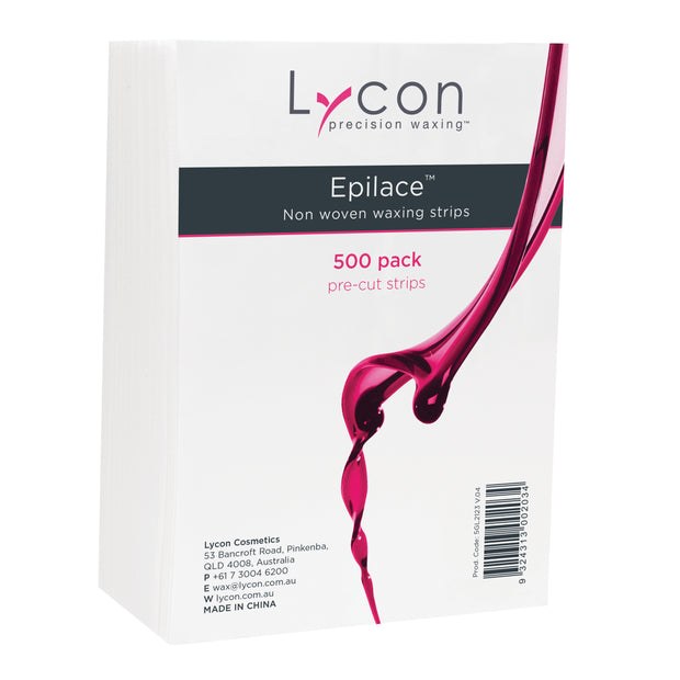 Lycon Epilace Pre Cut Waxing Strips 500pk