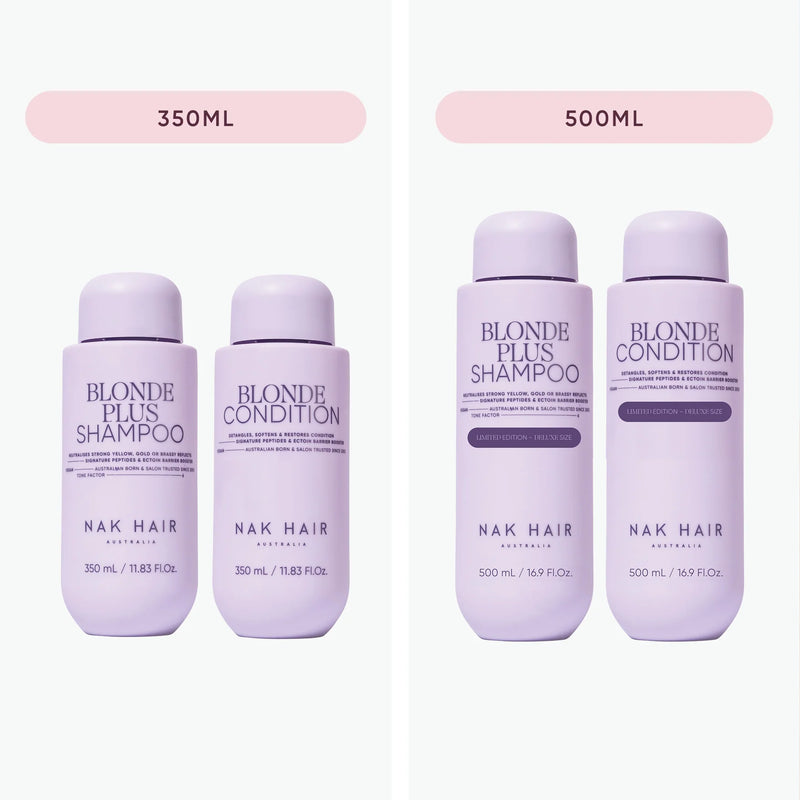Blonde Plus Shampoo & Blonde Condition Deluxe Size Duo 500ml
