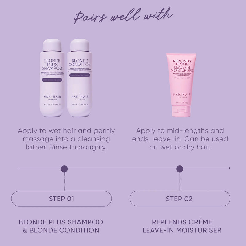 Blonde Plus Shampoo & Blonde Condition Deluxe Size Duo 500ml