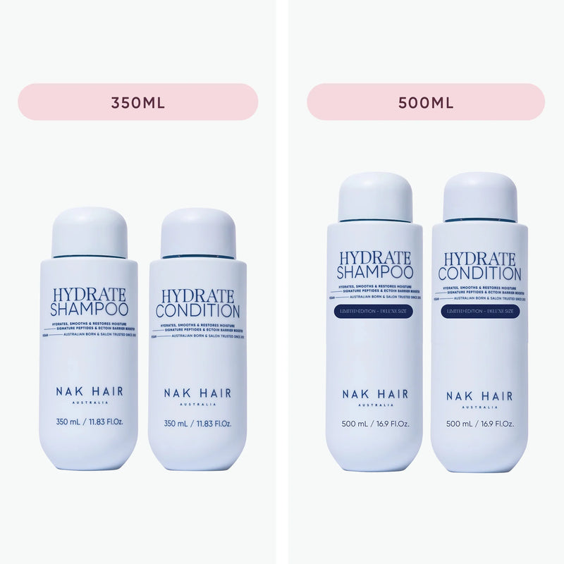 Hydrate Shampoo & Condition Deluxe Size Duo 500ml