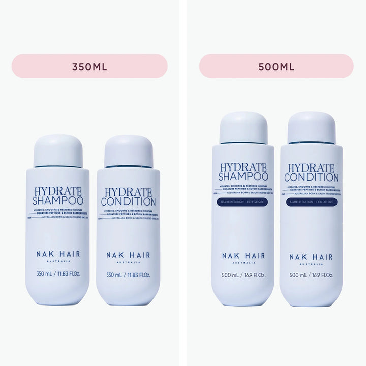 Hydrate Shampoo & Condition Deluxe Size Duo 500ml