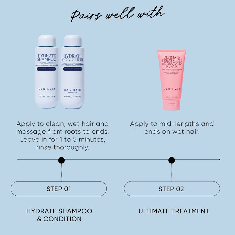 Hydrate Shampoo & Condition Deluxe Size Duo 500ml