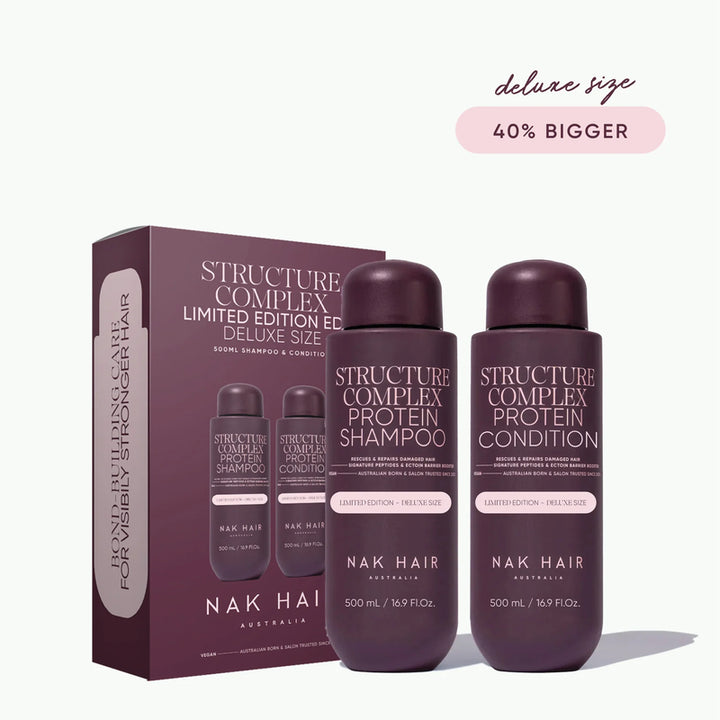 Structure Complex Protein Shampoo & Condition Deluxe Size Duo 500ml