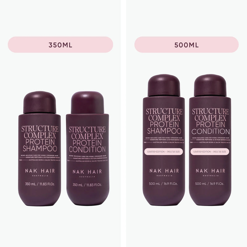 Structure Complex Protein Shampoo & Condition Deluxe Size Duo 500ml