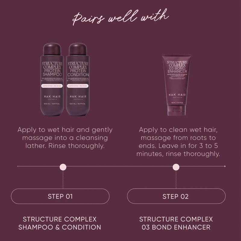 Structure Complex Protein Shampoo & Condition Deluxe Size Duo 500ml