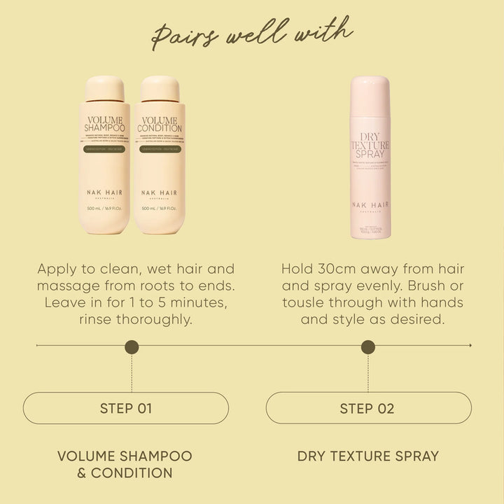 Volume Shampoo & Condition Deluxe Size Duo 500ml