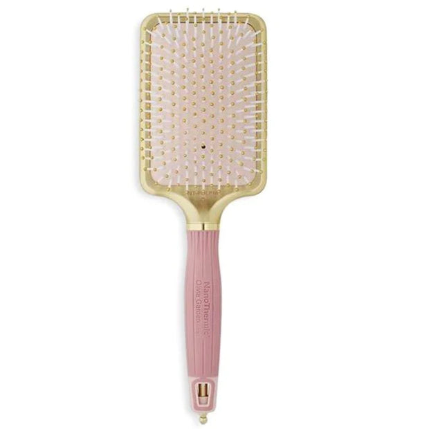 Olivia Garden NanoThermic Ceramic & Ion Paddle Brush Pink