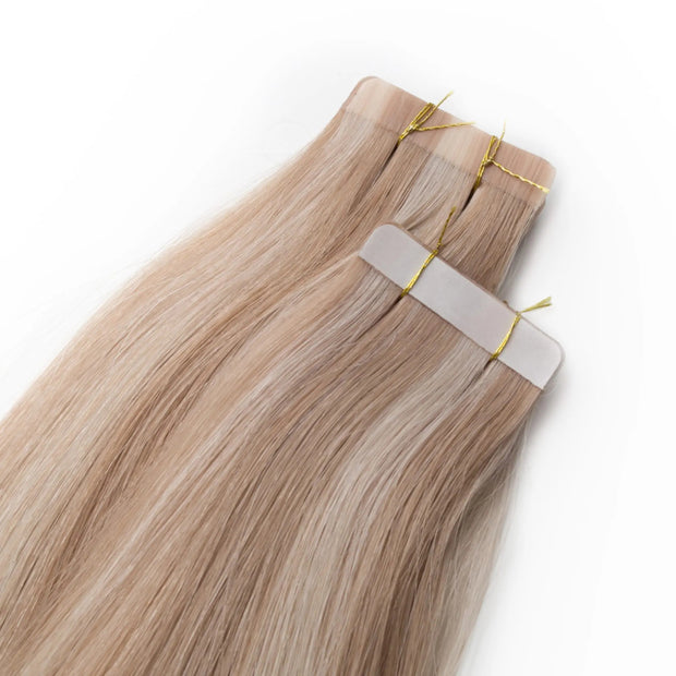 Seamless1 Tape Hair Extensions Milkshake/Cinnamon 21.5"