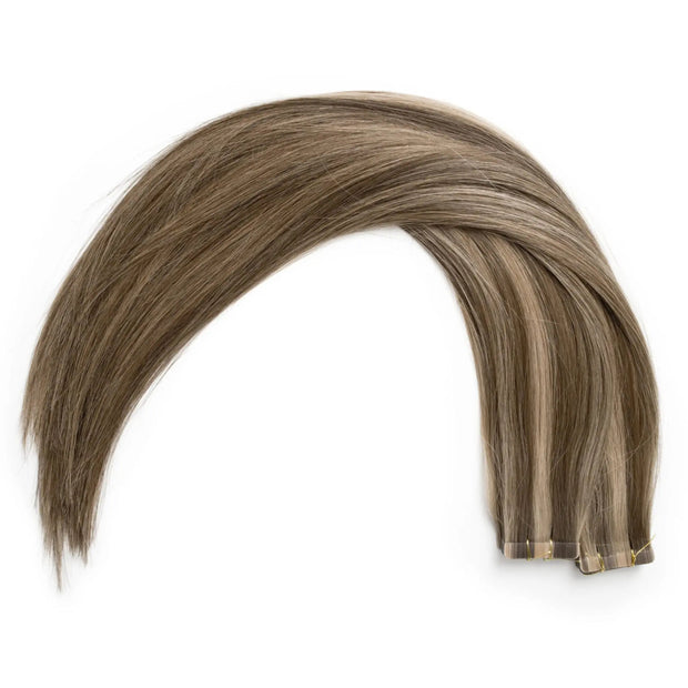 Seamless1 Tape Hair Extensions Opal/Mocha 21.5"