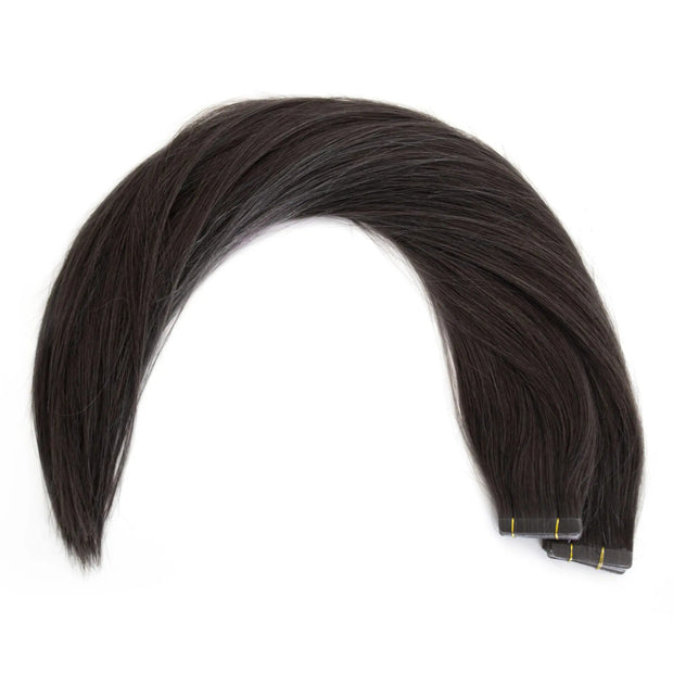 Seamless1 Tape Hair Extensions Gun Powder 21.5"