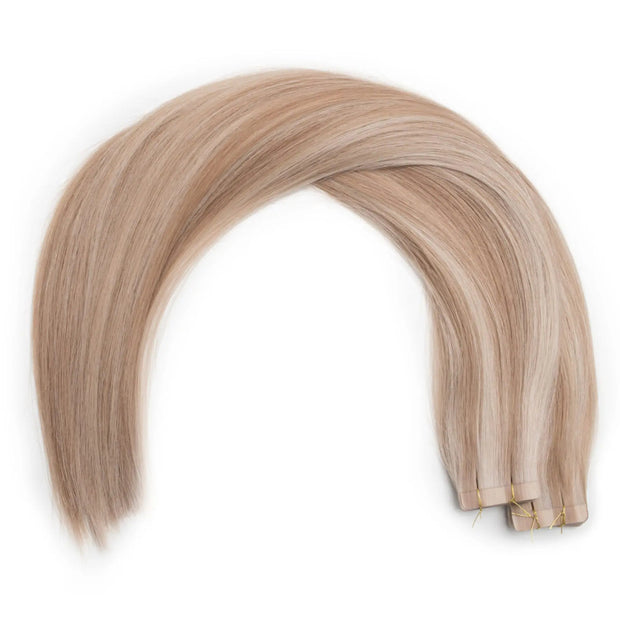 Seamless1 Tape Hair Extensions Milkshake/Cinnamon 21.5"