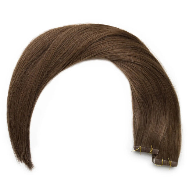 Seamless1 Tape Hair Extensions Mocha 25"