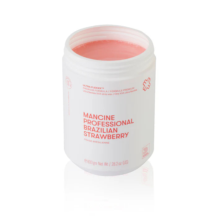 Mancine Professional Ultra Flexxx Brazilian Strawberry Strip Wax 800ml