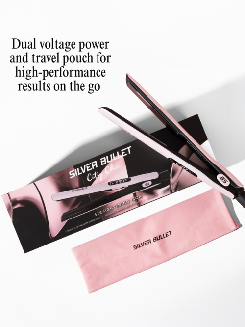 Silver Bullet City Chic Straightener Pink