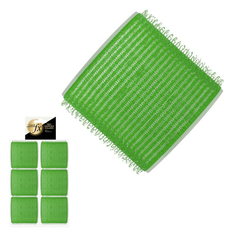 Hair FX Self Gripping Velcro Rollers 60mm 6pk