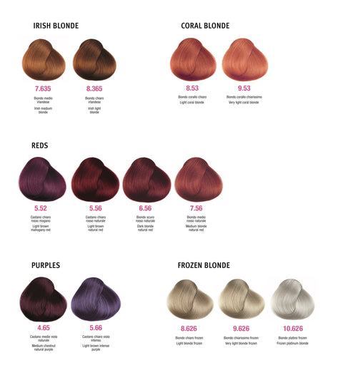 Framesi Glamour Color Chart