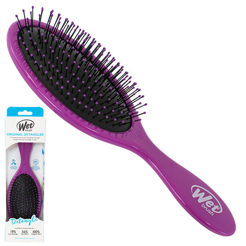 purple wet brush