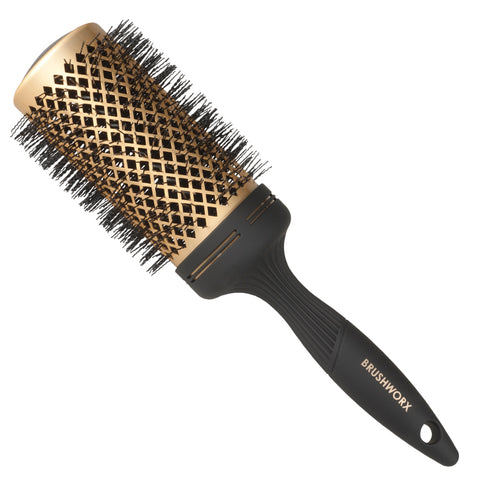 Brushworx Gold Ceramic Hot Tube Brush - Extra Large