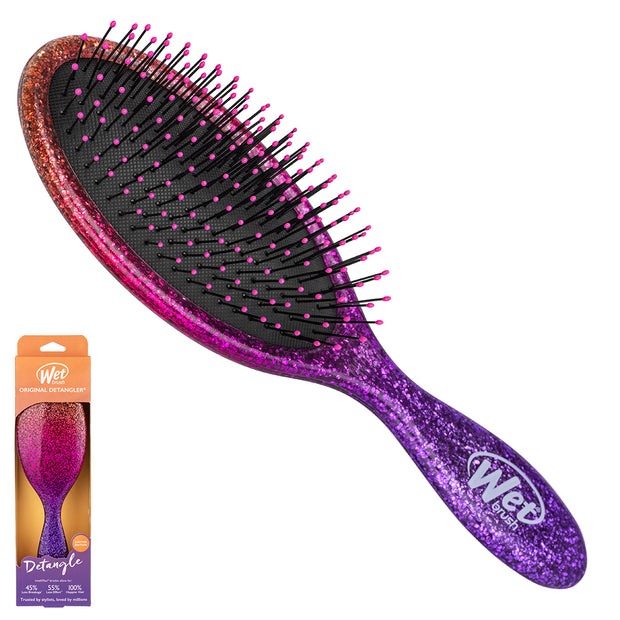 Wet Brush Original Detangler Limited Edition Ombre Glitter Hair