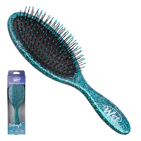 glitter hair brush