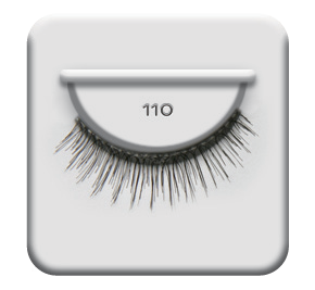 ardell 110 black strip lash has subdued volume and length that make them perfect for everyday wear.