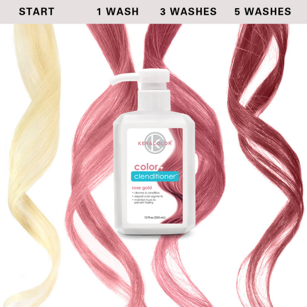 Keracolor Color Clenditioner Rose Gold 355ml