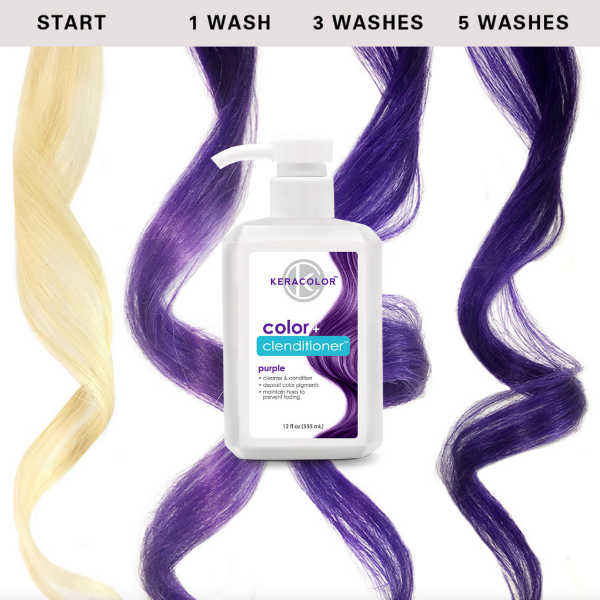 Keracolor Color Clenditioner Purple 355ml