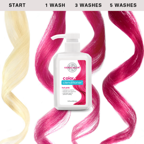 Keracolor Color Clenditioner Hot Pink 355ml