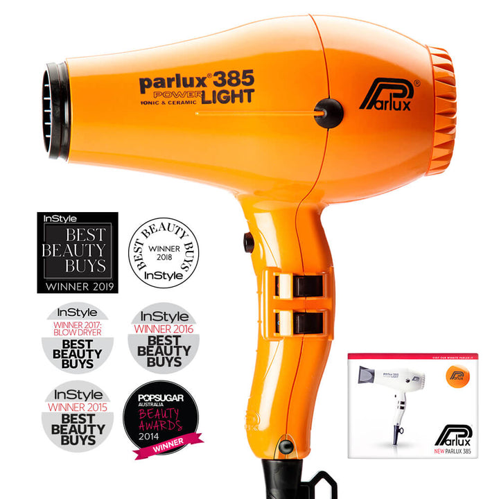 orange hair dryer